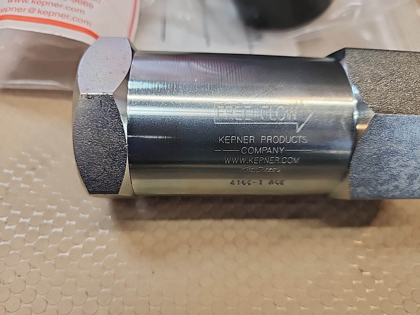 NEW IN BAG Kepner Product FreeFlow check valve 416C-1-75
