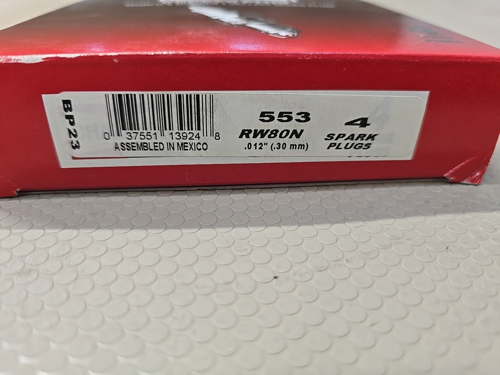 Champion 553  RW80N Industrial Spark Plug Pack Of 4 NEW