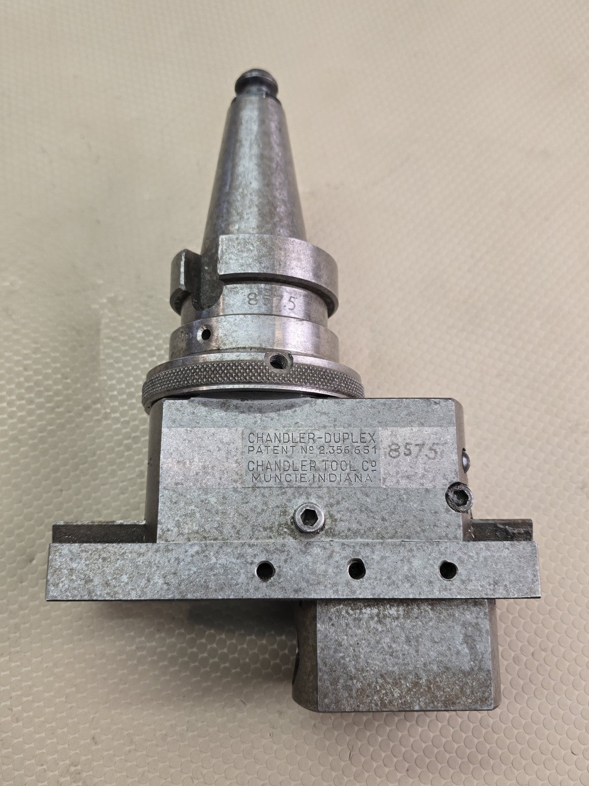 Chandler-Duplex Tool Co. Milling Mill Boring Head 2-1/2 Patent No. 2.356.651