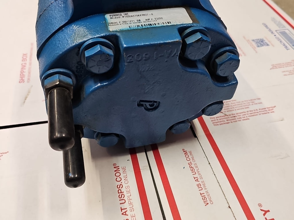 NEW PERMCO USA High Flow Gear Pump Hydraulic Pump 600 RPM QC Testd P7600 A579AXZ