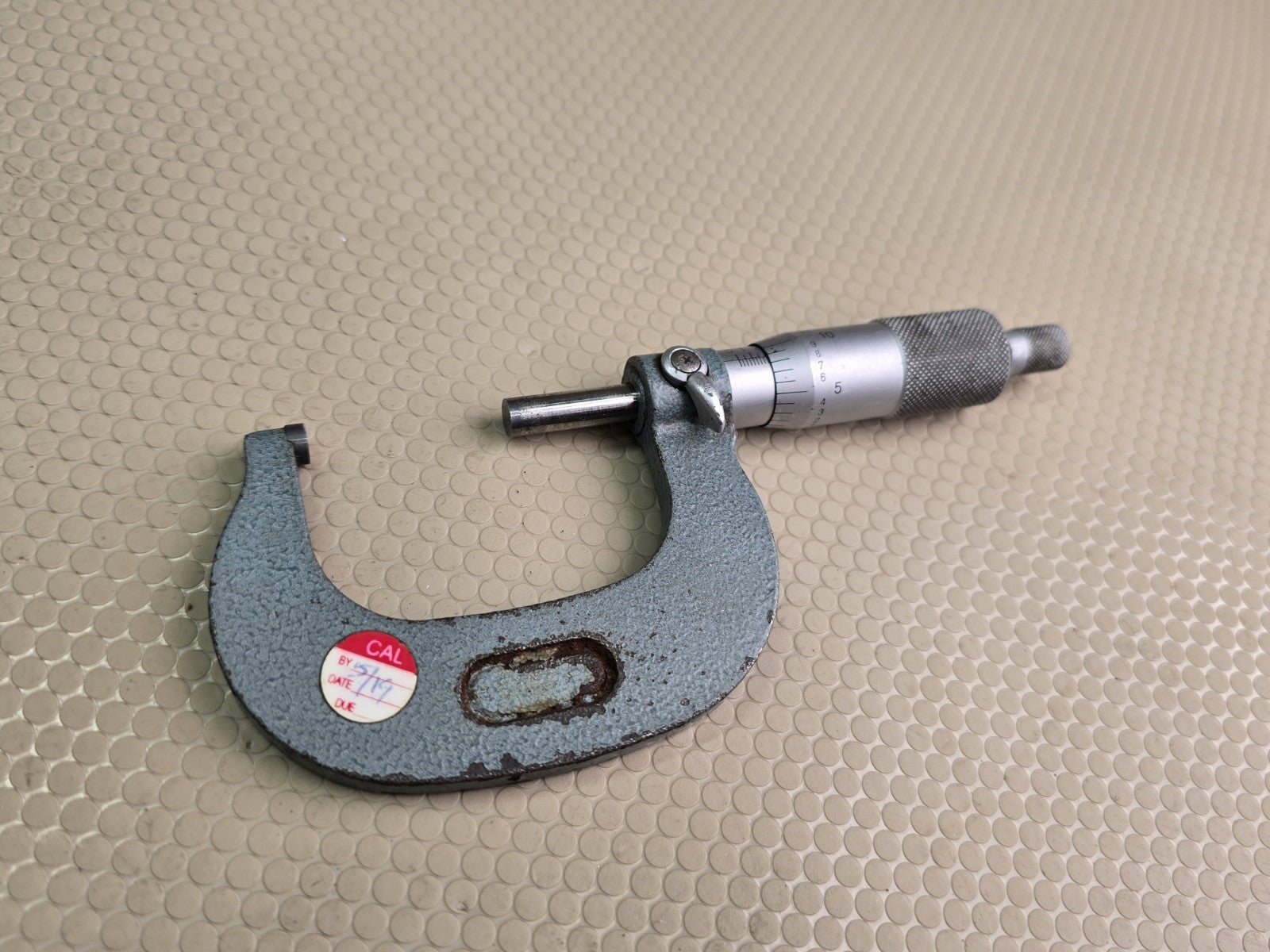 Mitutoyo 103-260 Outside Micrometer, Inch, Friction Thimble, 0-1" .0001” Range