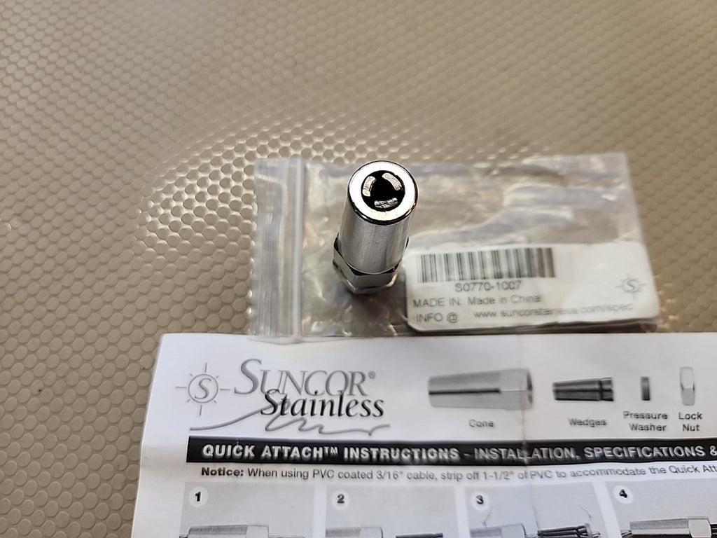 NEW SUNCOR STAINLESS QUICK ATTACH RECEIVER S0770-1007