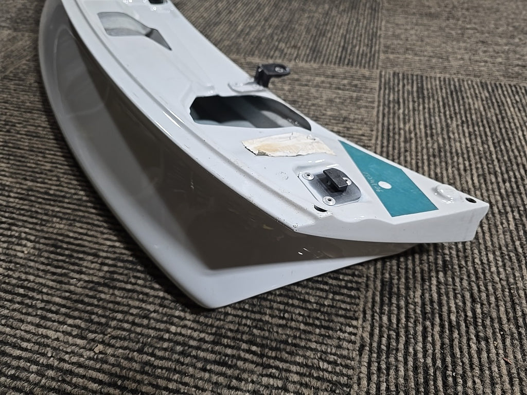 Porsche 911 991 TURBO S OEM SPOILER White Rear Deck Lid Genuine OEM 99150404314