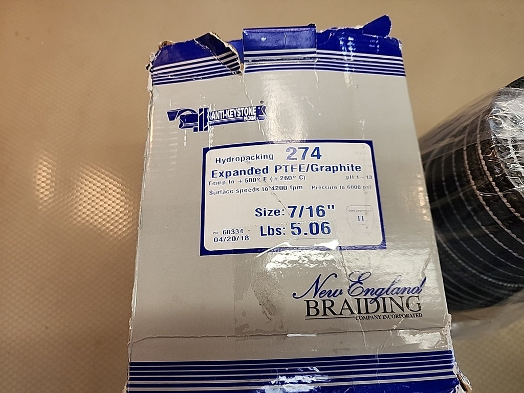 NEW ENGLAND BRAIDING 274. Rope 7/16" LBS 5.06