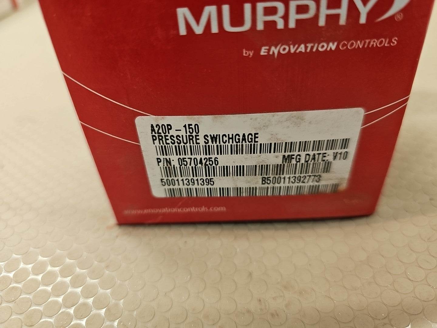 MURPHY A20P-150 Pressure Swichgage® (05704256) NEW