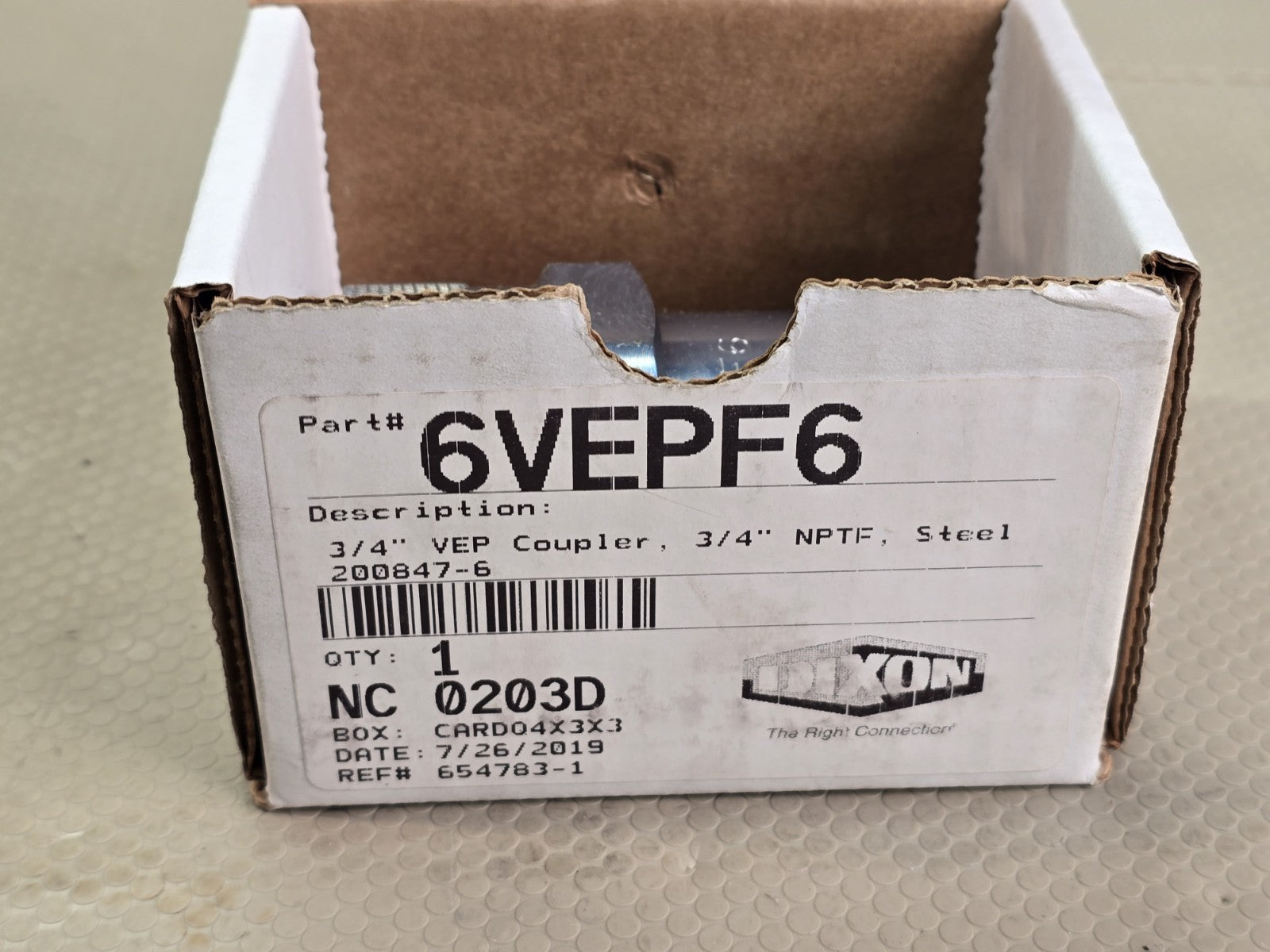 Dixon 6VEPF6 VEP Coupler 3/4 NPTF