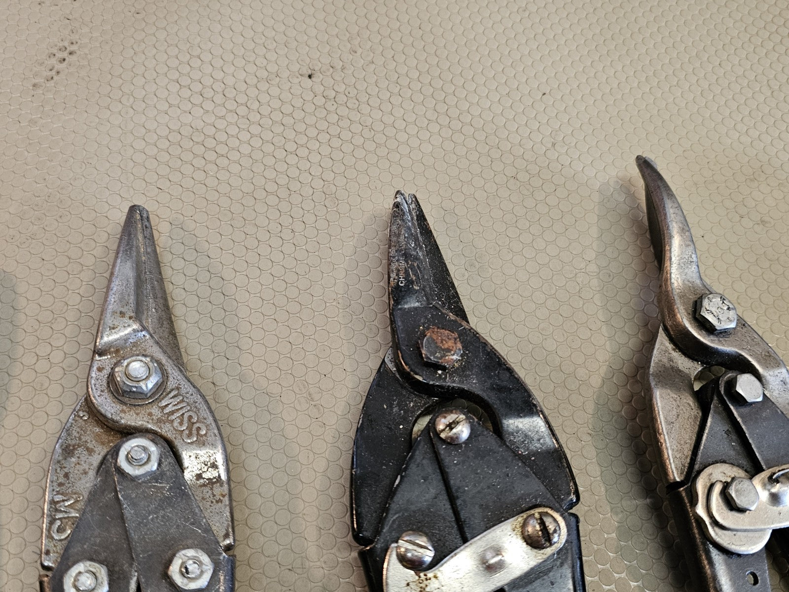 Wiss Tin / BluepointTin Snip Scissors Mpc-3 M1 M3 Lot Of 5 some USA