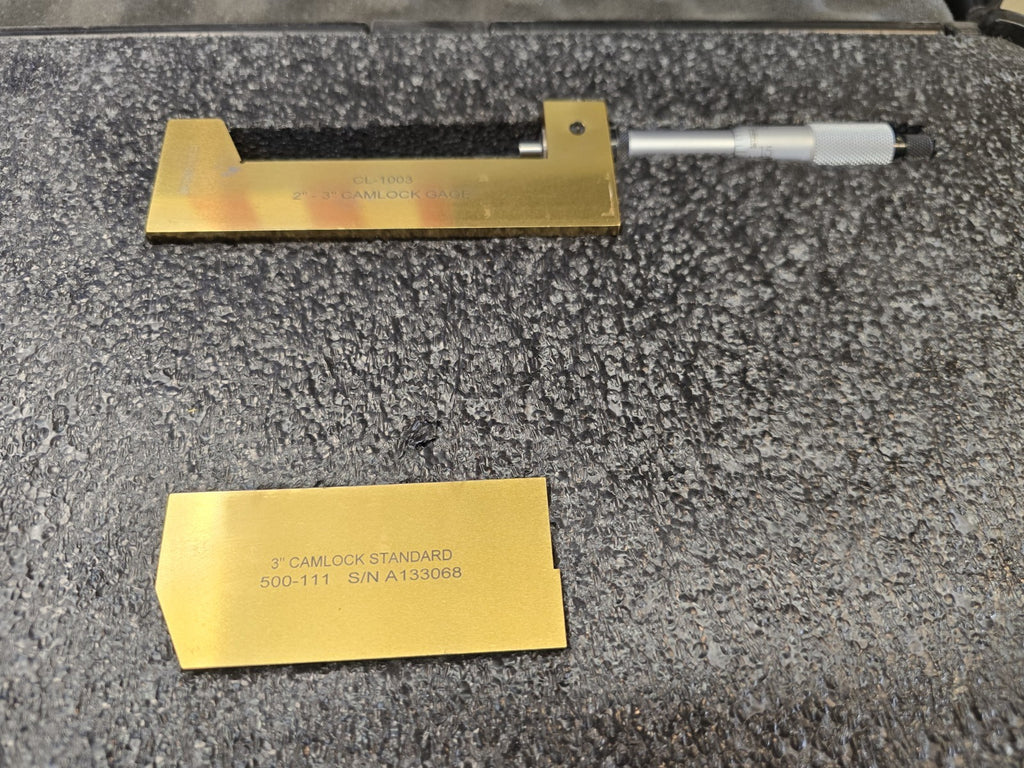 Gagemaker CL-1003 Camlock Micrometer Gage 2” - 3" For API Weld Flange Thickness