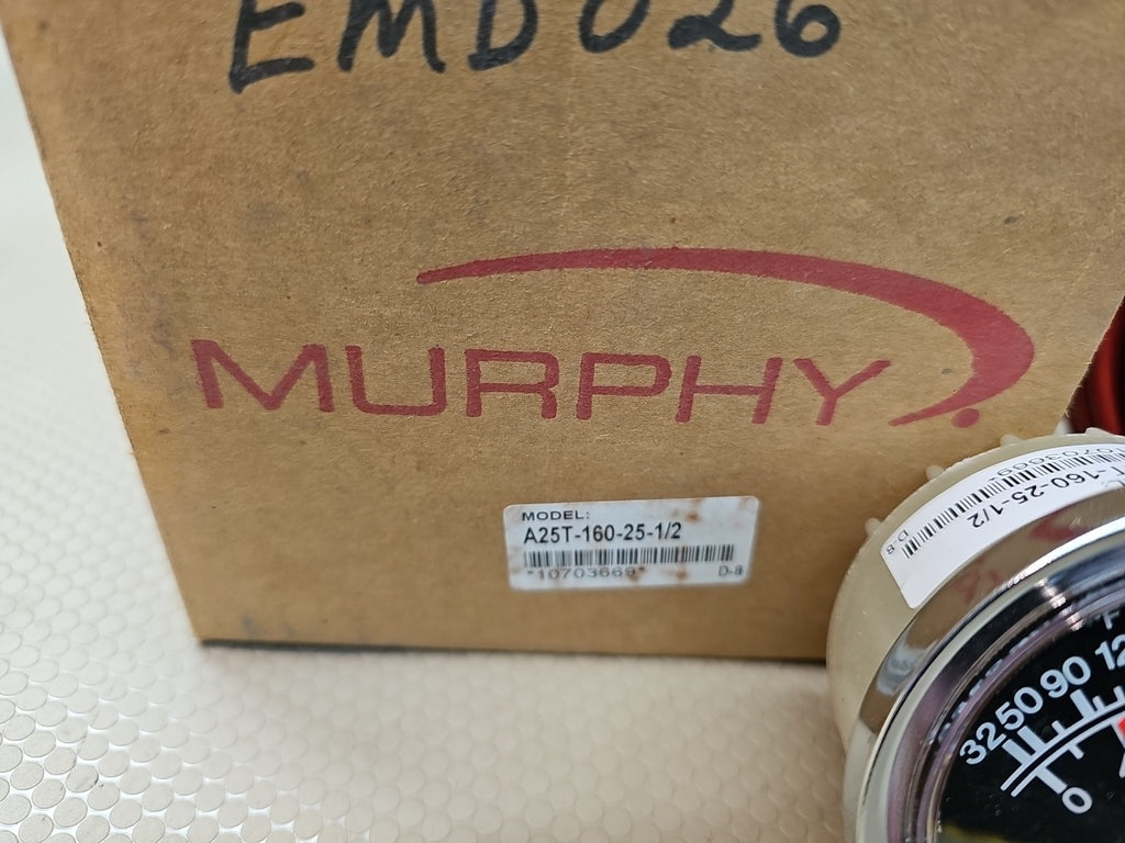 NEW MURPHY A25T-160-25-1/2 Temperature Swichgage 32º-160°F 32-160 NEW