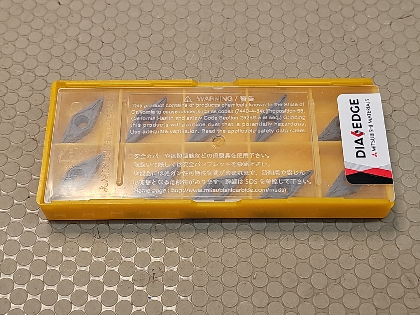 MITSUBISHI CARBIDE INSERTS QUANTITY 10 VCGT110304M-LS MP9015 VCGT221MLS
