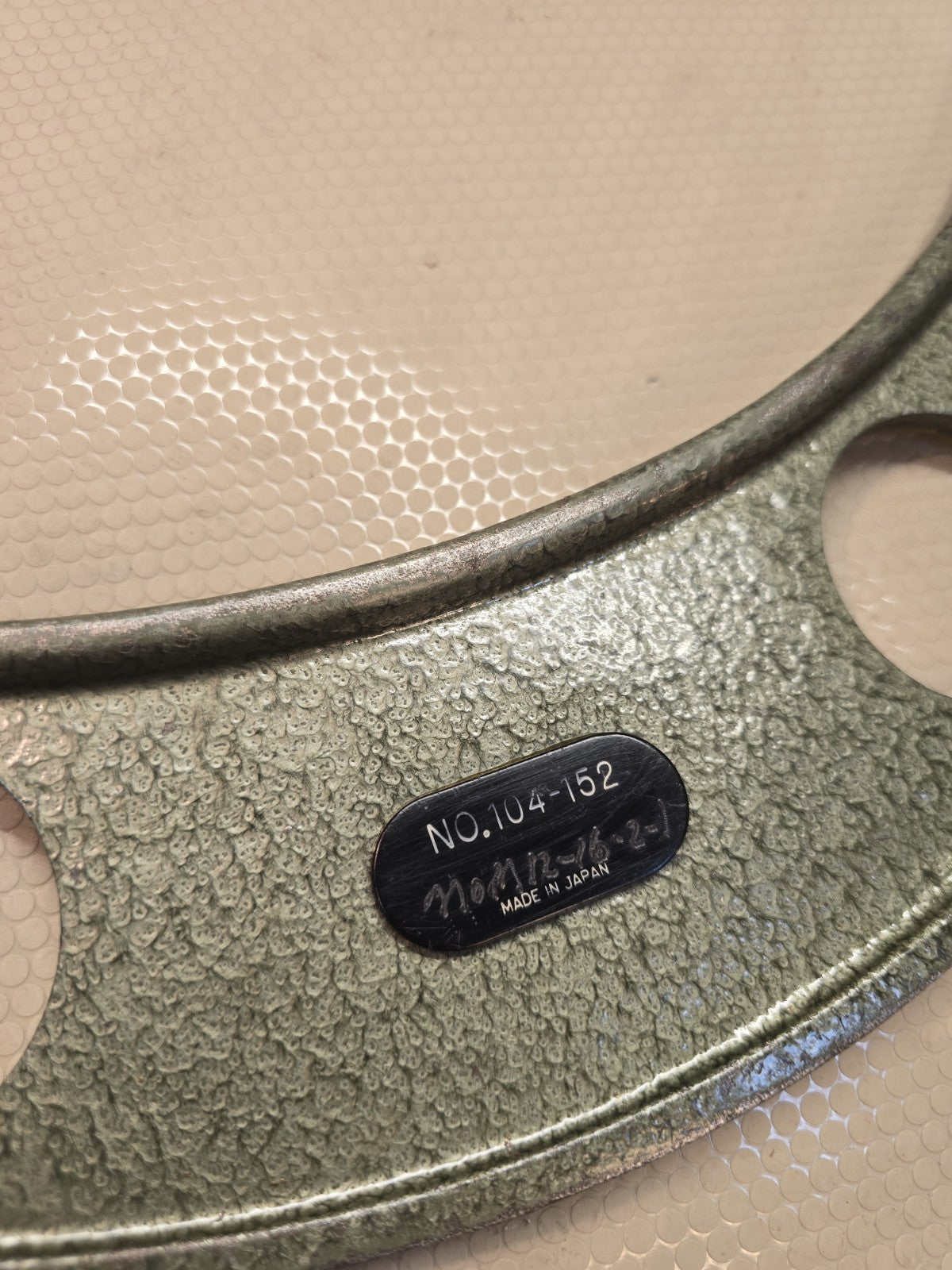 Mitutoyo No. 104-152 12-16" .001" Outside Mechanical Micrometer