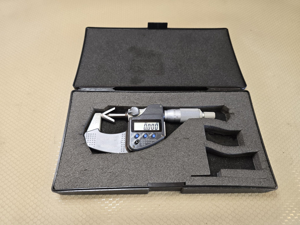 Mitutoyo 314-361-30 - Digimatic  Mic V-Anvil .05 to .6"/.00005 SPC + Setting Std