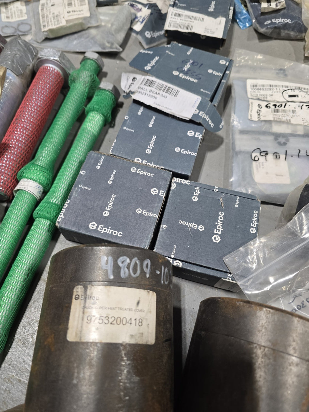 Large 500+ Pc Lot Of Epiroc /Sandvik/ Other Parts & Mining Hardware All New OEM