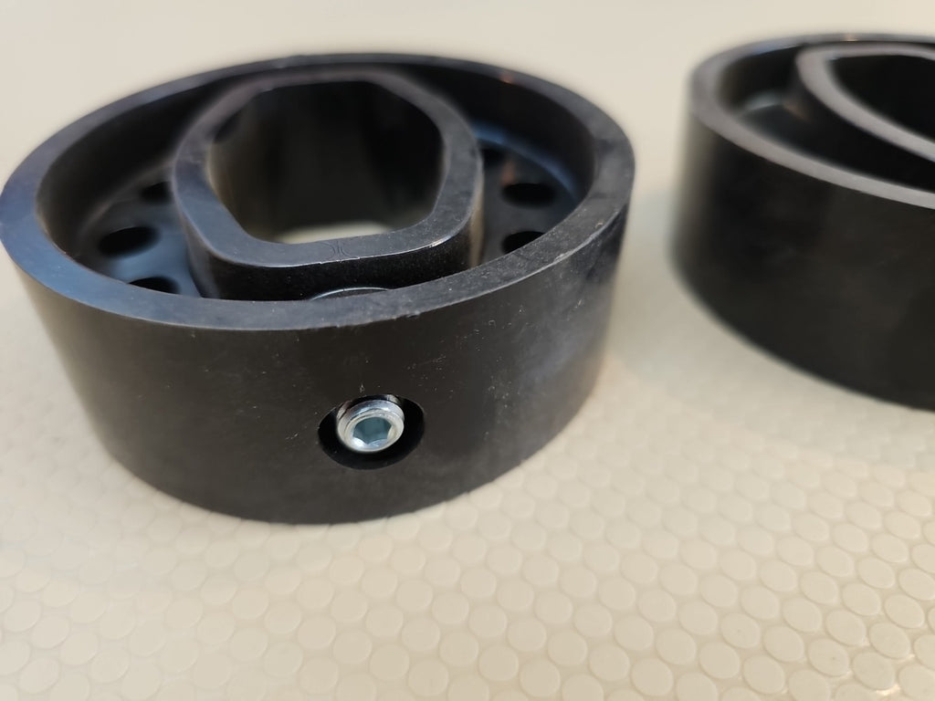 Roll Rite 76810 Tarp Centering Flanges (Pair) for Bow Tube–Set Screws incl., OEM