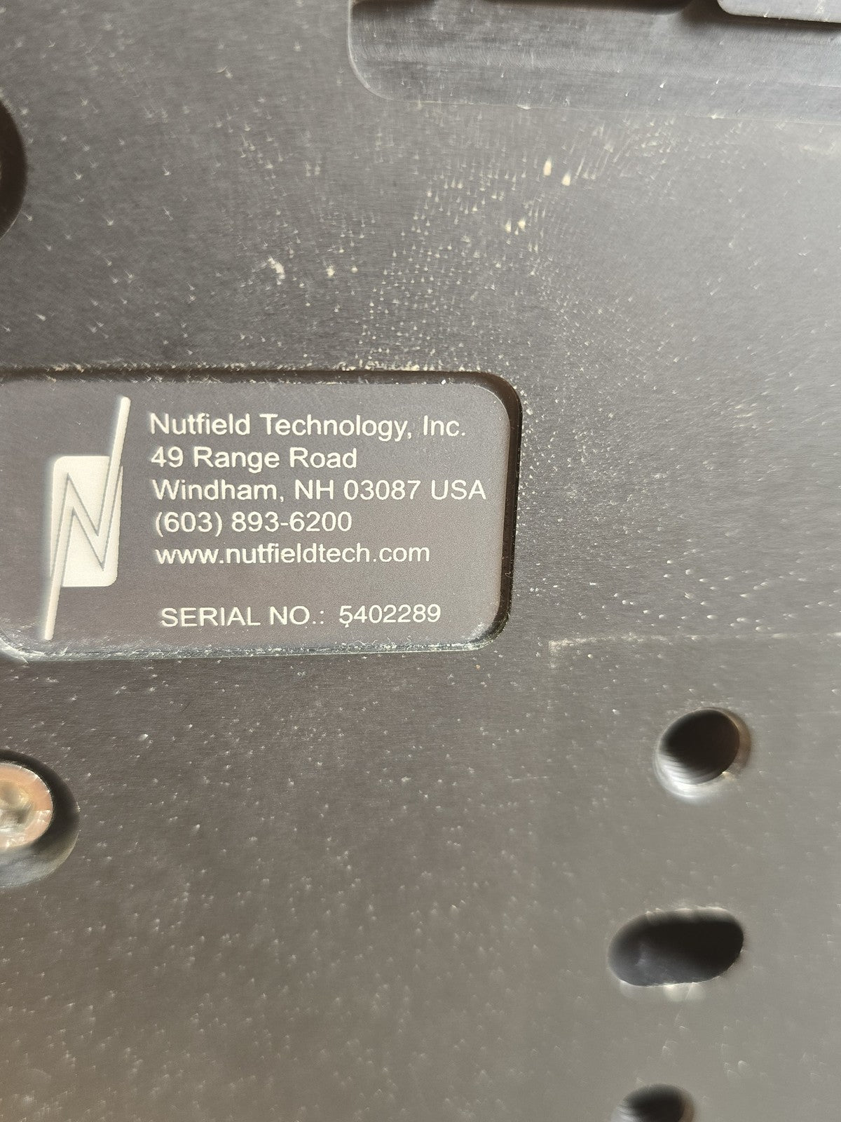 Nutfield Technology ZM0107287R Laser Scan Head B-U45C1 OFH 45mm Industrial