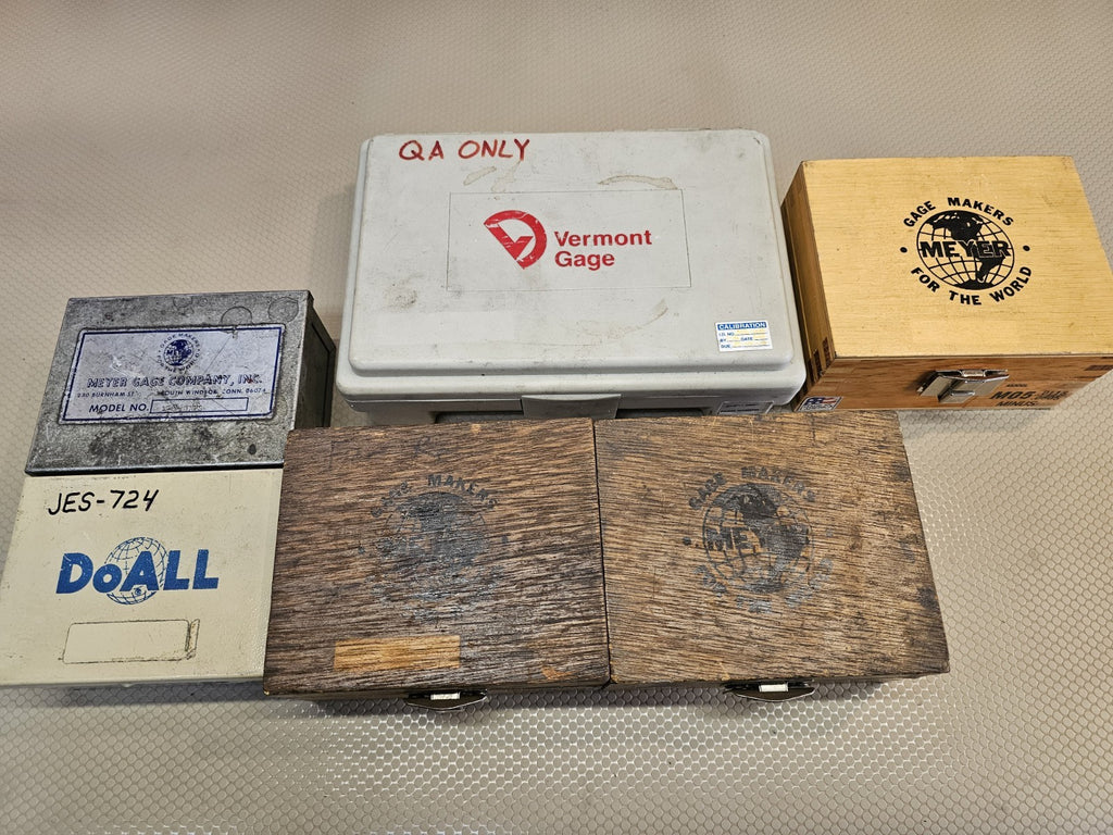 6x! Vermont /DoALL Meyer M-0 Plus & Minus Pin Gage Set 6 Partial sets USA 