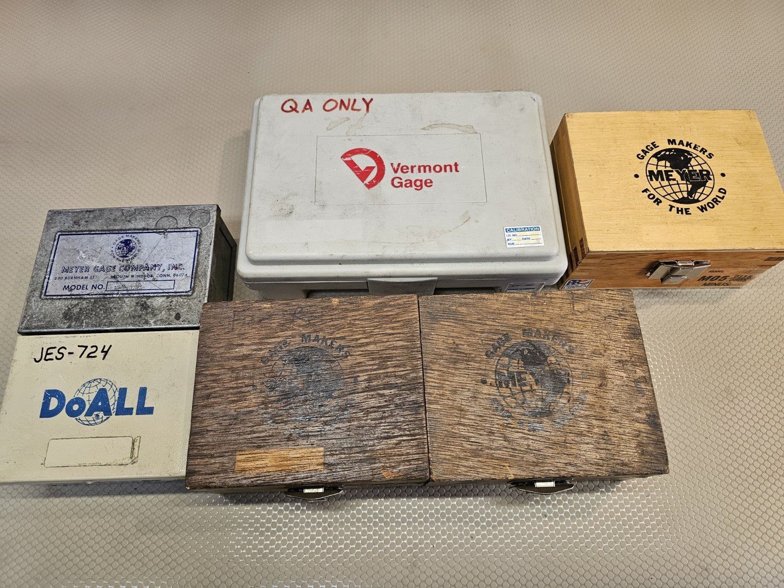 6x! Vermont /DoALL Meyer M-0 Plus & Minus Pin Gage Set 6 Partial sets USA 