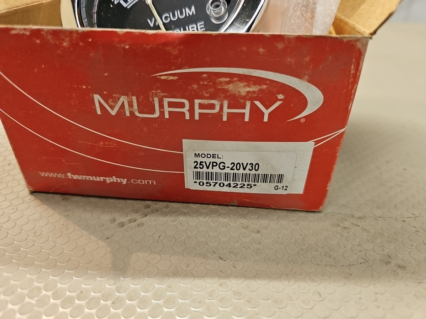 Murphy 25VPG-20V30 Vacuum Gauge PN 05704225 NEW