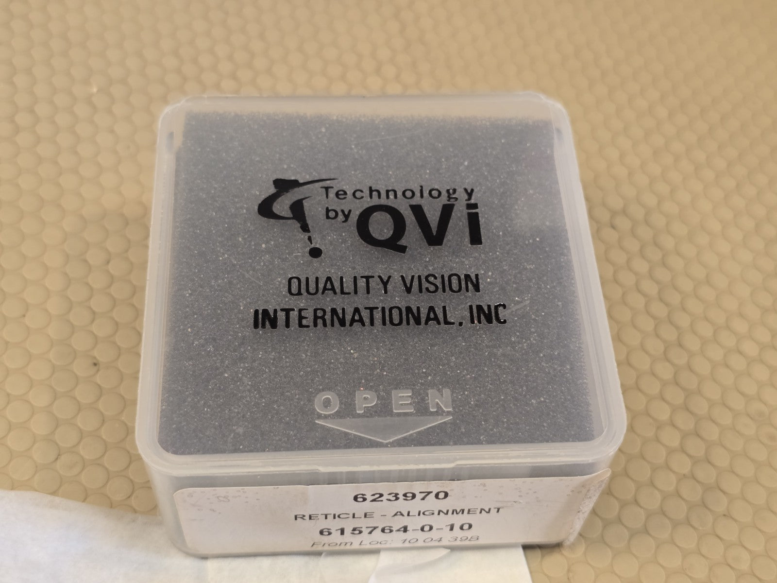NEW QVI Field of View Calibration Alignment Reticle Optical Glass laser 623970 
