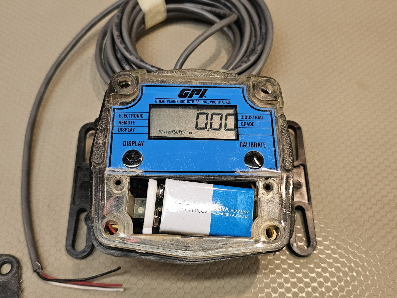 GPI GG500-MLocal Mount Display Liquid Chemical meter device *works*