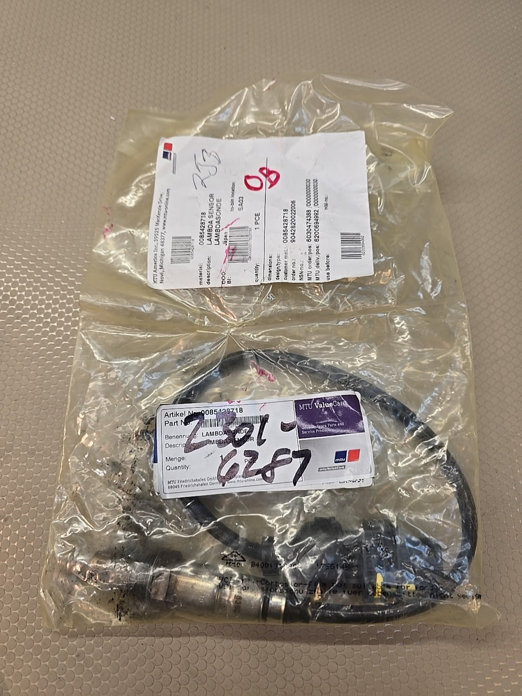 OEM Mercedes‑Benz 0085428718 Lambda / Oxygen Sensor Genuine New