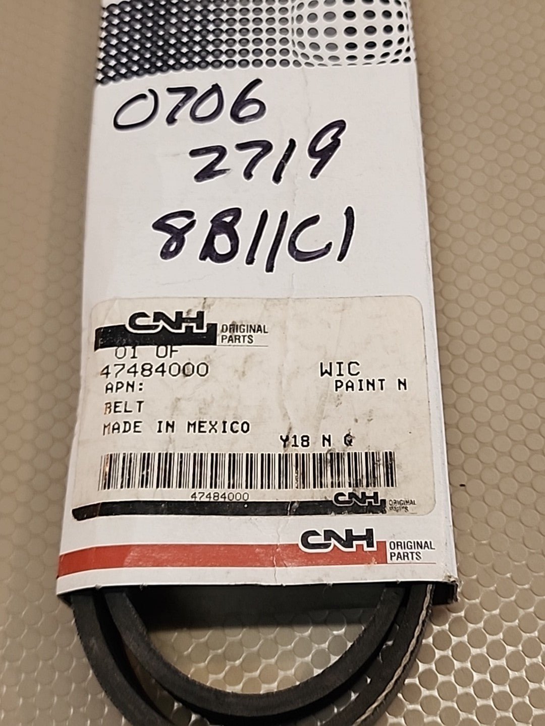 New Holland Belt Part # 47484000