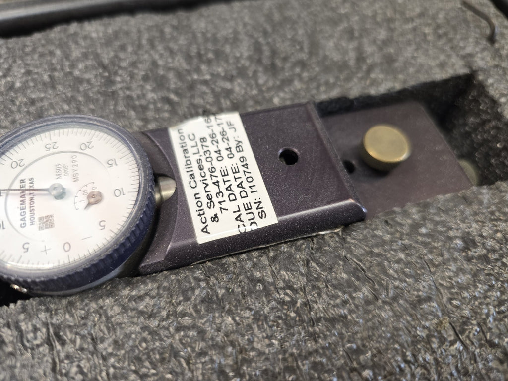 Gagemaker – BXG-1000 Face Groove Width Gage per API 6A
