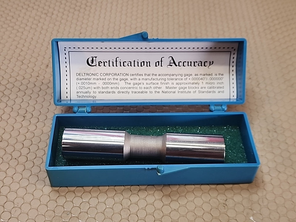 DELTRONIC PIN .6000/15.24MM DELTRONIC CLASS X STANDARDS  GAGE PIN