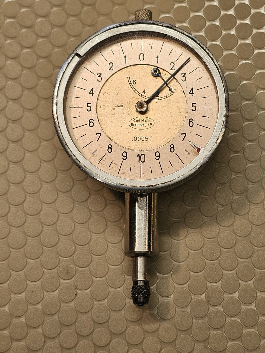 Carl Mahr Esslingen .0005" Dial Indicator Comparator - Made in Germany