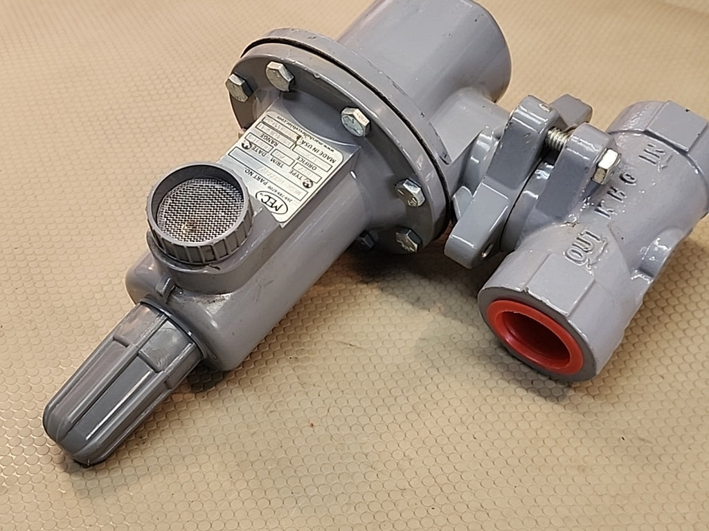 MEC PRESSURE REGULATOR #MEGR-1627/497 TYPE 1627 RANGE 15-40 PSI TRIM ALUM