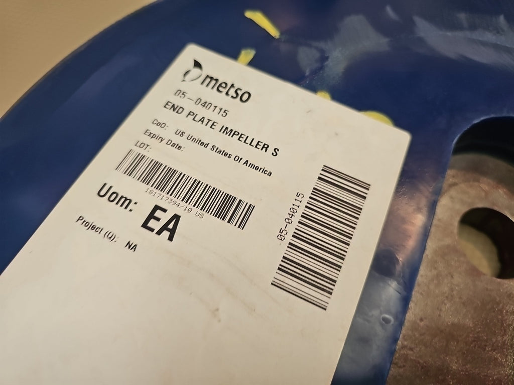 Metso End Plate Impeller S 05-040115 05-040115