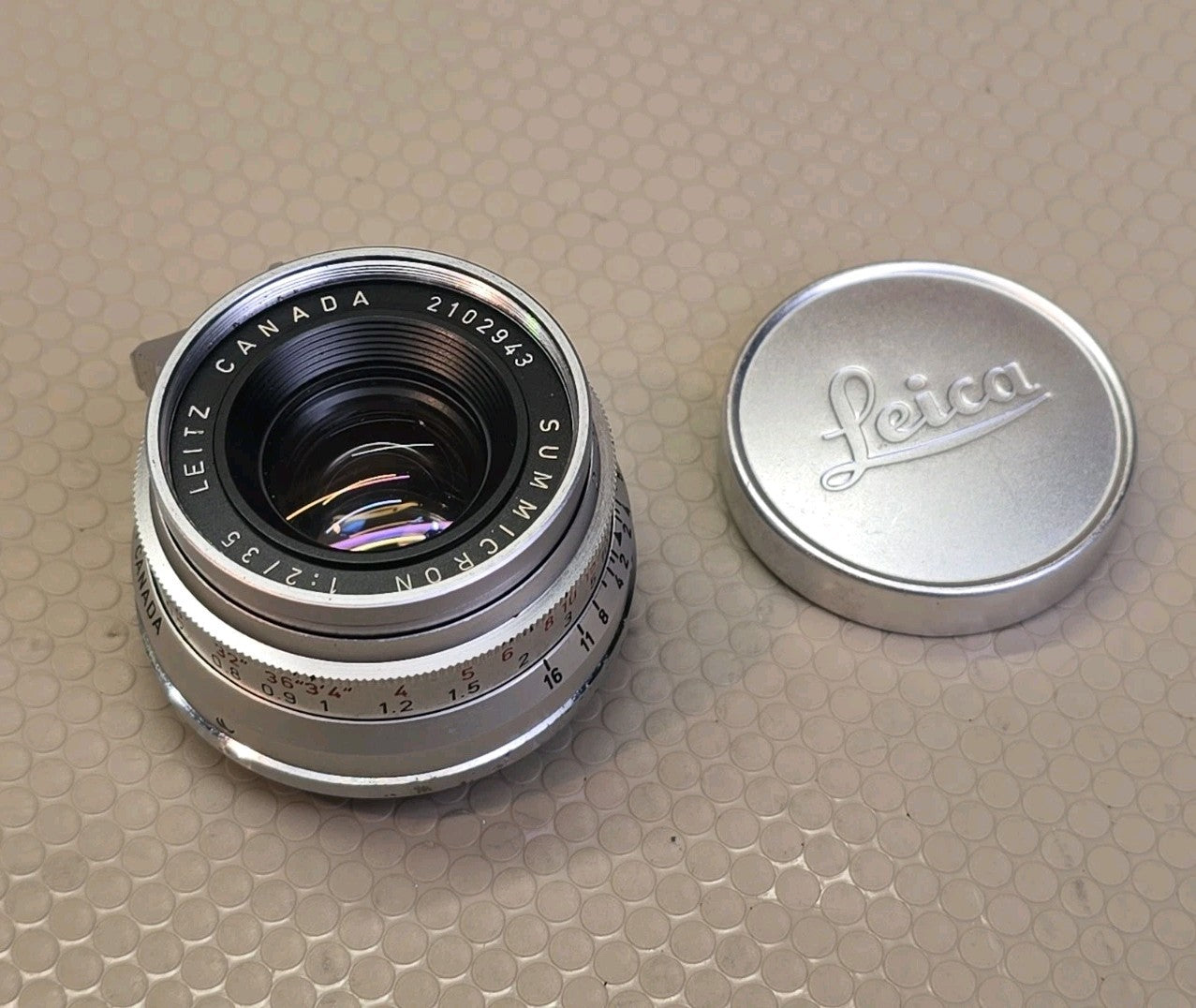 Leica 35mm f2 Summicron V1 8-Element Canada - RARE LENS - US Seller *CLEAN*
