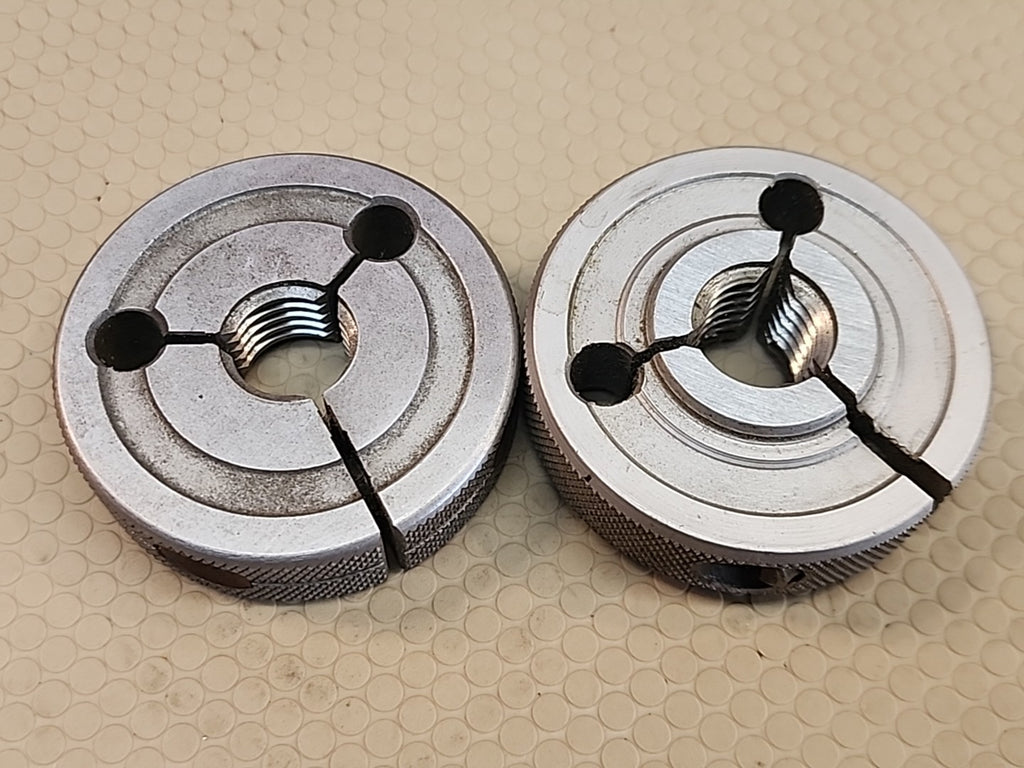 5/8 11 UNC 2A THREAD RING GAGES .625 .6250 GO NO GO P.D.'S = .5644 & .5589 USA