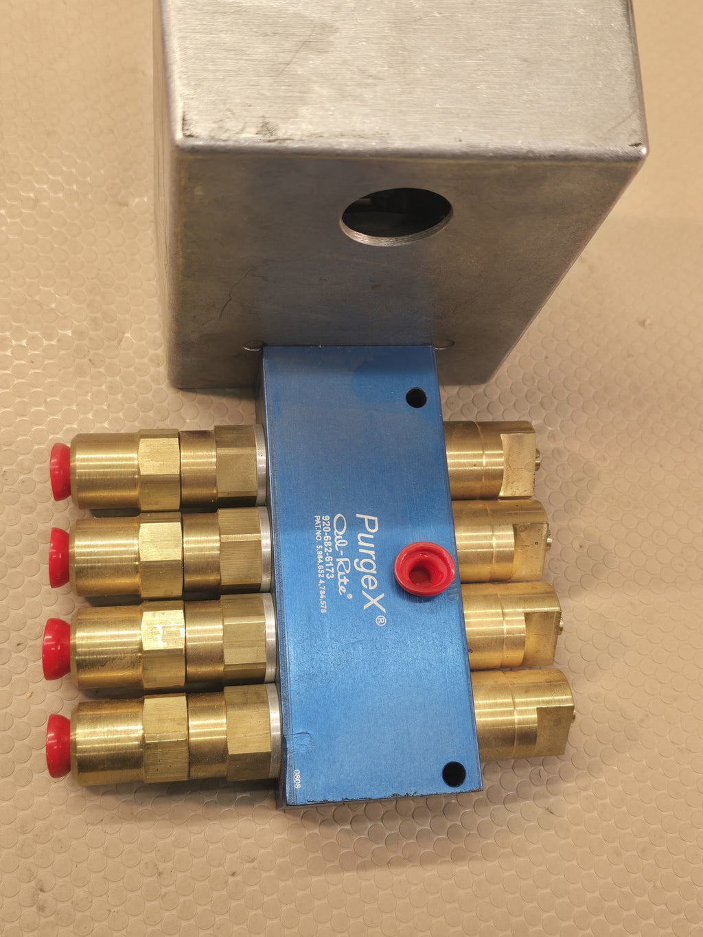 Oil-Rite PurgeX 920-682-6173 4-Port Oil Grease Lubrication Dispenser Metering Va