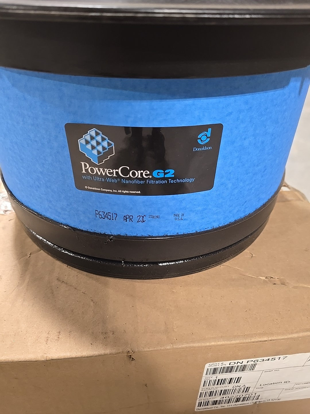 Donaldson Air Filter Primary Round Powercore | P634517