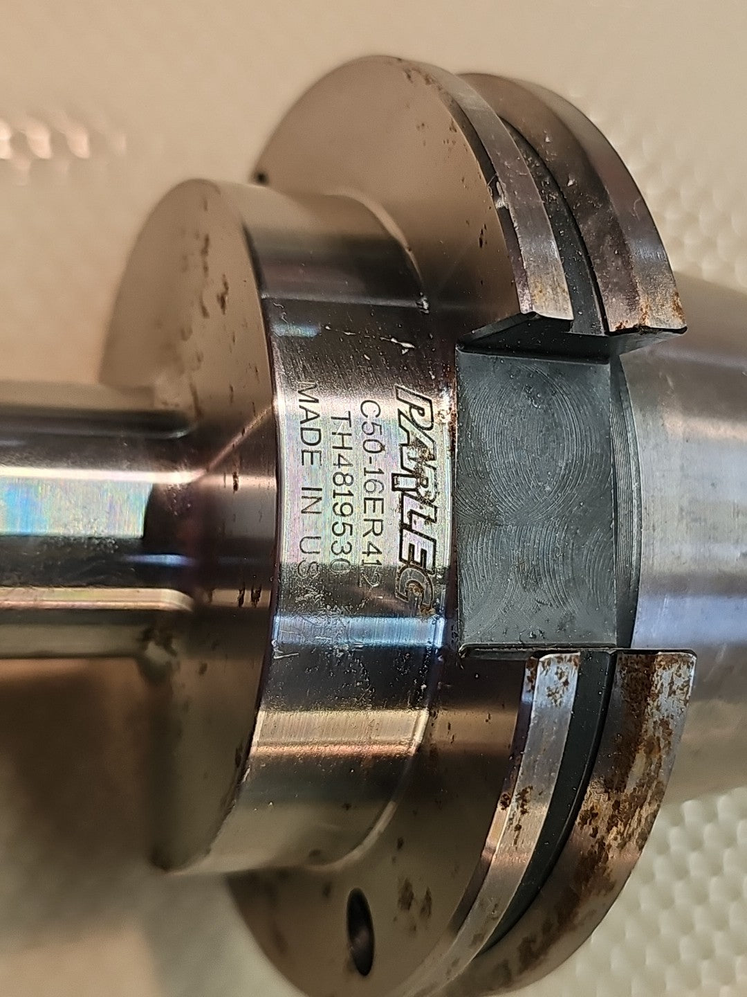 PARLEC CAT50 C50-16ER412-K CAT-50 Collet Chuck Tool Holder ER-16 x4.12"