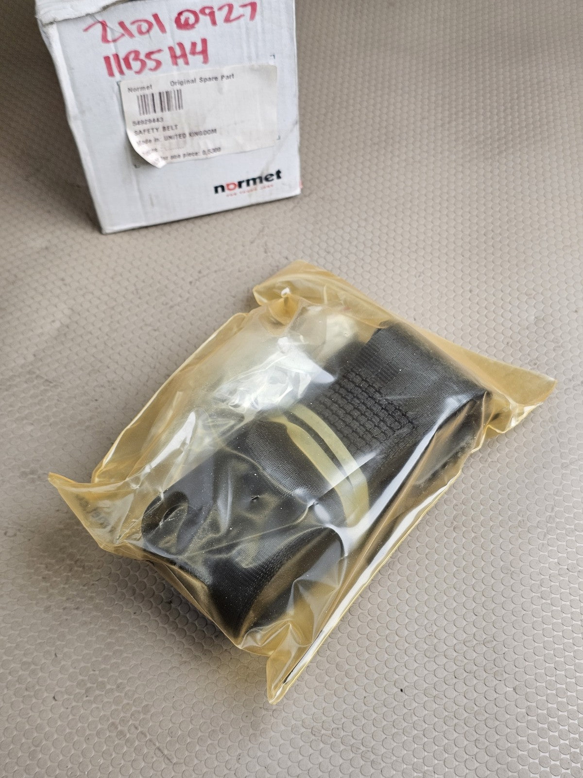Normet 54929443 Safety Belt OEM Spare Part for Mining & Tunneling Equipment NOS