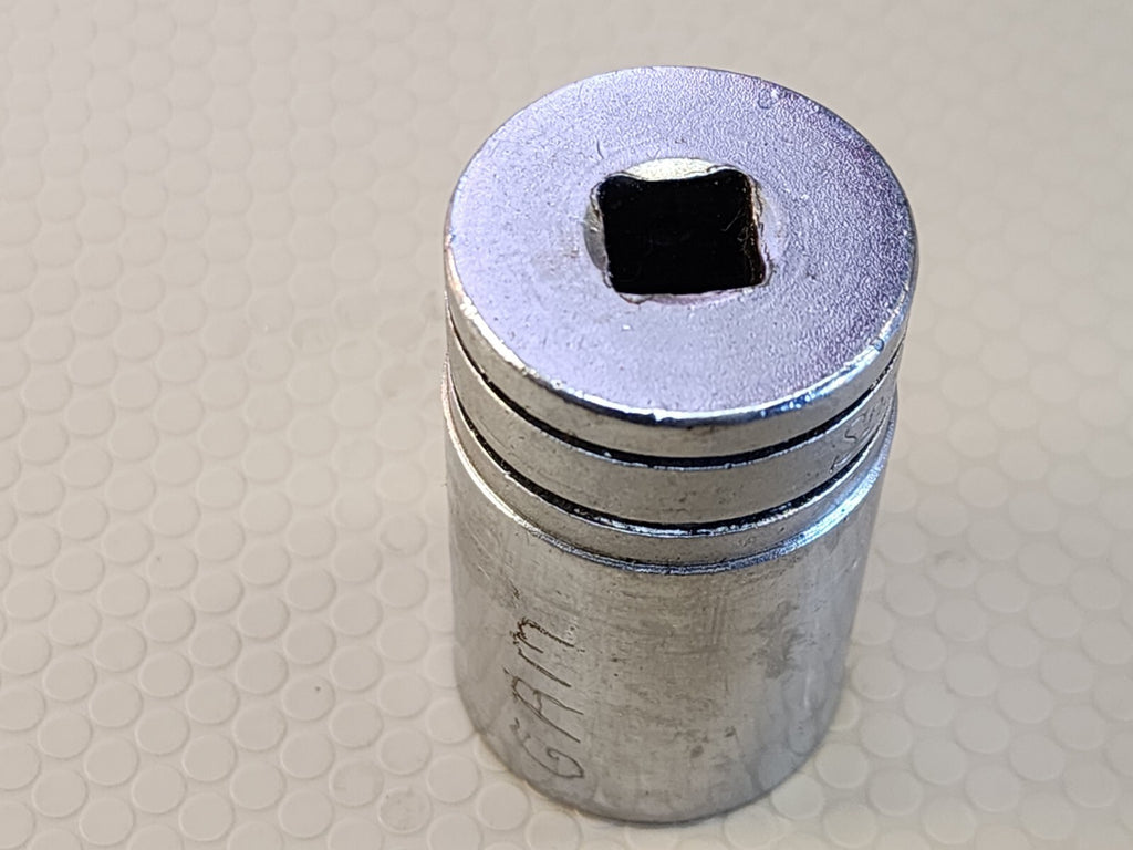 Snap On 3/8" Drive 1-1/16" Chrome Oil Pressure Sender Switch Socket A119A