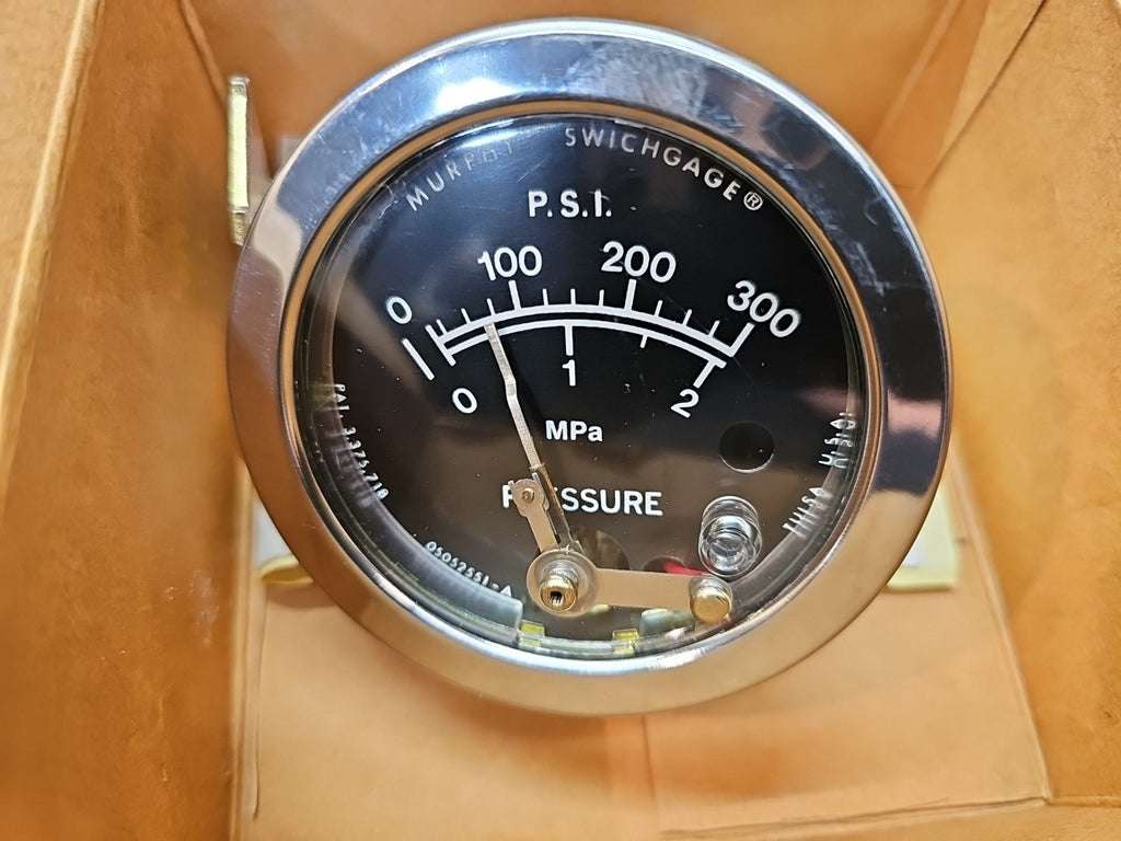MURPHY 25P-300 PRESSURE SWICHGAGE 0-300PSI 05052551 NEW