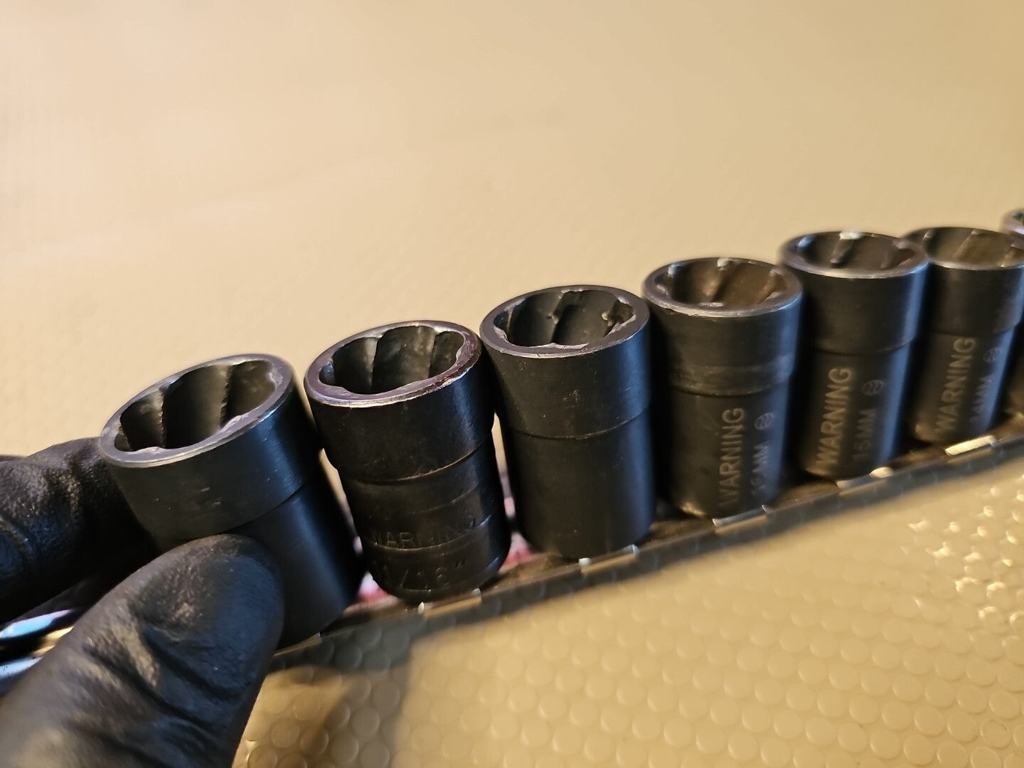 LTI by Milton@ 3/8" Drive Twist Socket Damaged Fastener Removal System 13 Piece