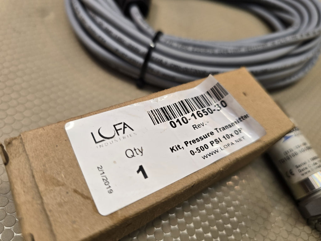 TRANSDUCERS DIRECT TD1010BBG050003Q003X TD1000 Pressure Transducer + Cable 
