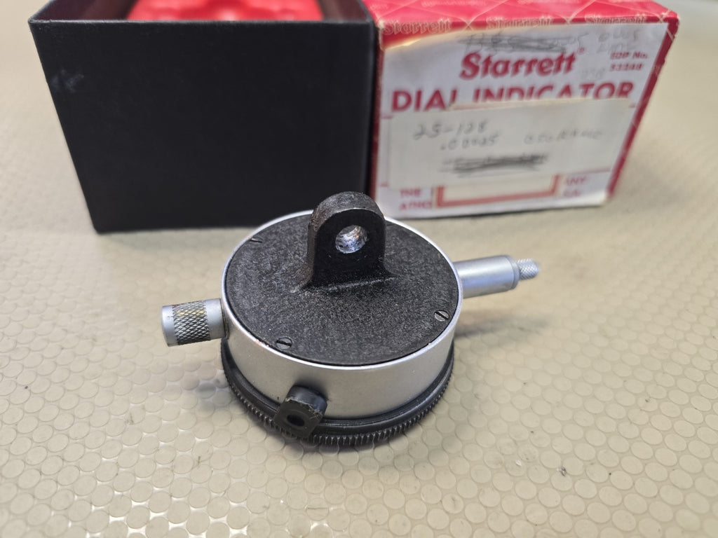 Starrett Dial Indicator 25-128J .00025" .050" Range