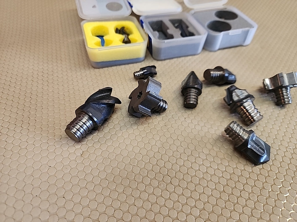 Lot of 11 Carbide Inserts ISCAR Multi Master & Other