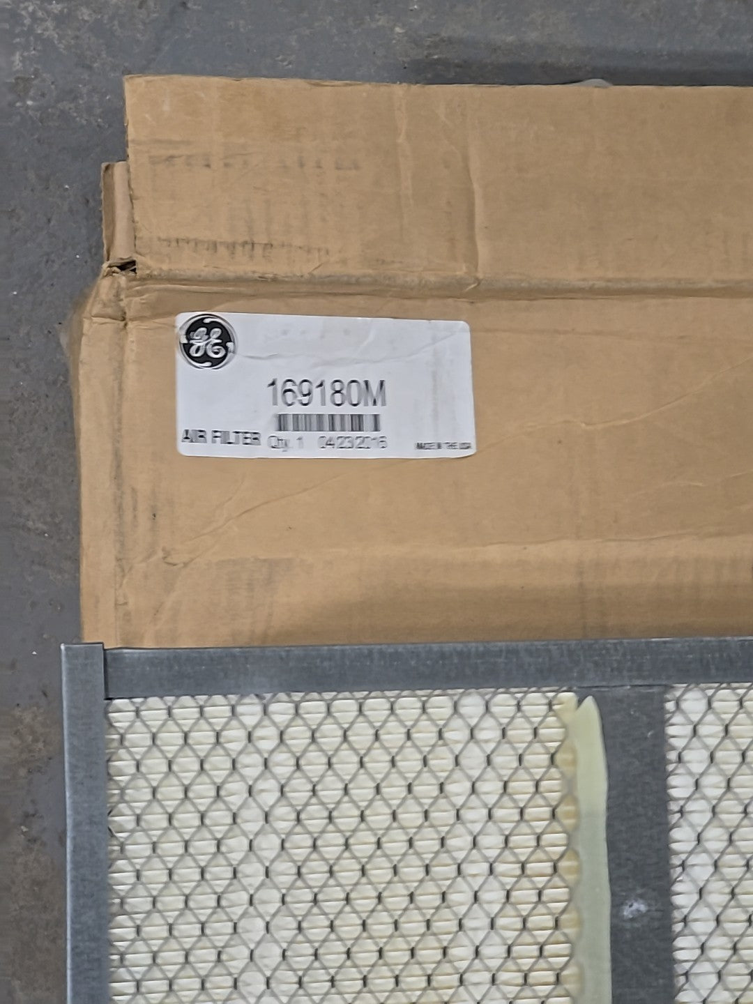 GE Genuine OEM 169180M Air Filter BRAND NEW