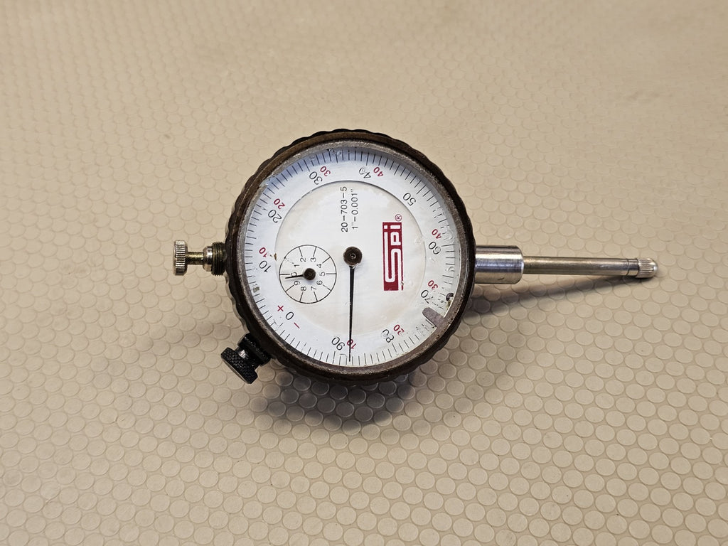 Swiss Precision Instrument 20-703-5 Dial Indicator: 1" Range, 0-100 & 0-50-0