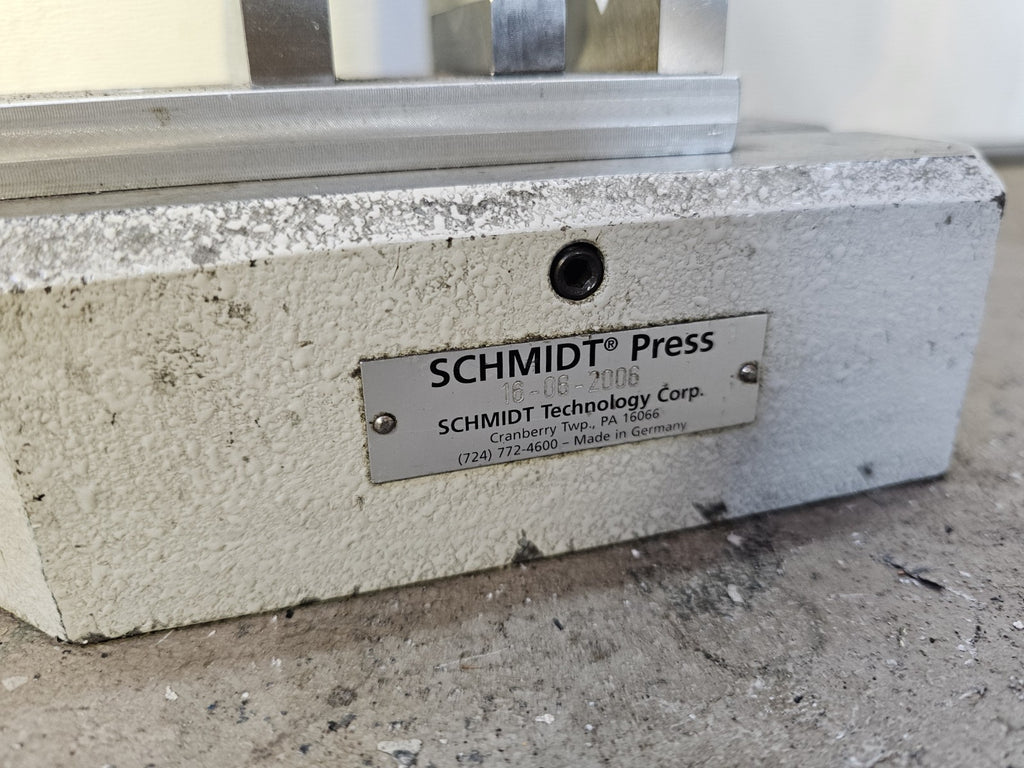 SCHMIDT 2818 MANUAL PRESS 10250750053 Toggle Press Rack LARGE USA 