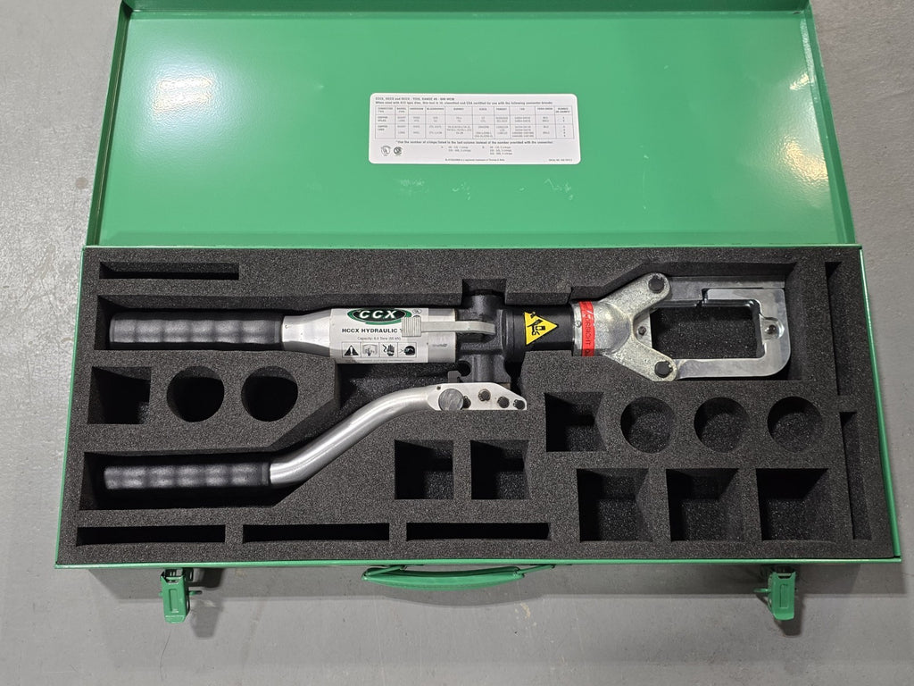 Greenlee Hccx CCX 6 Ton Hydraulic Crimper Crimping Tool K22