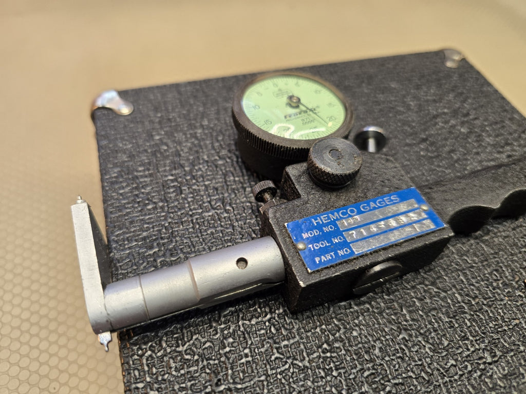 Hemco 145 100 Series "O" Ring Gage .0005 + w/ Tips Shallow Diameter 