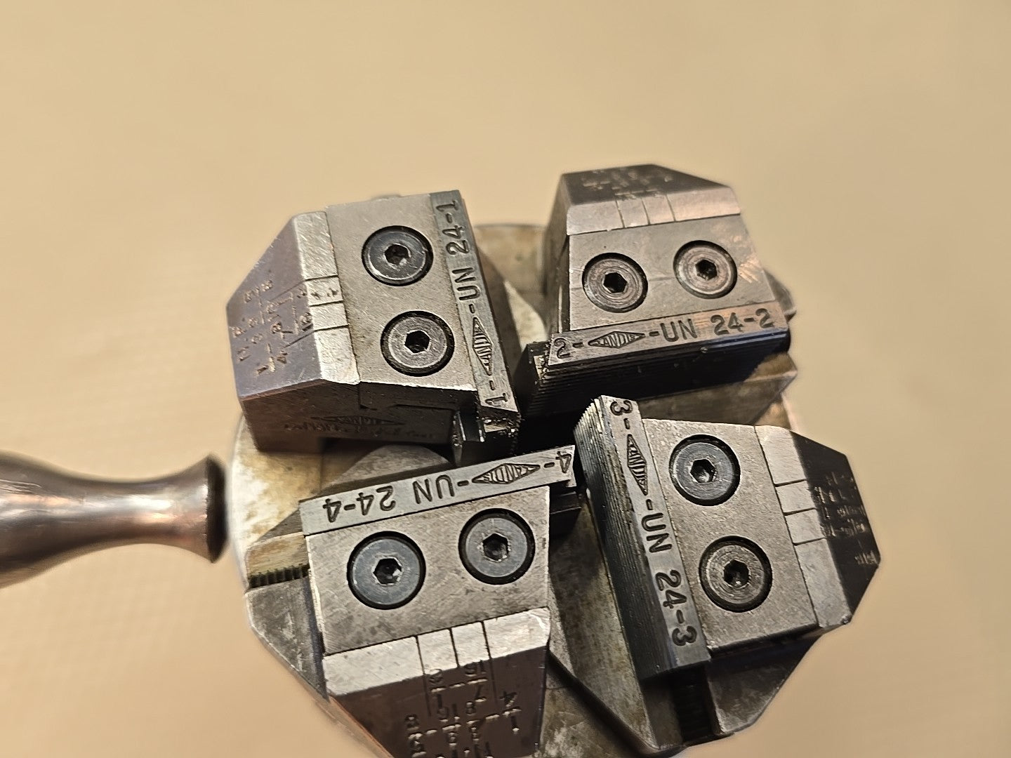 LANDIS 5/8” LANDMATIC DIE HEAD Shank 5f8962-1 1" Shank REALLY NICE SHAPE