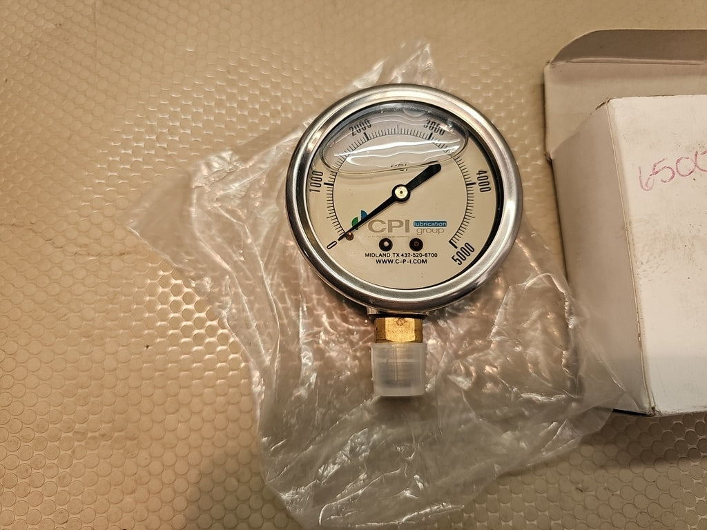 WIKA 2.5" Liquid Filled Pressure Gauge 0-5000 PSI CCT200-9767169-1